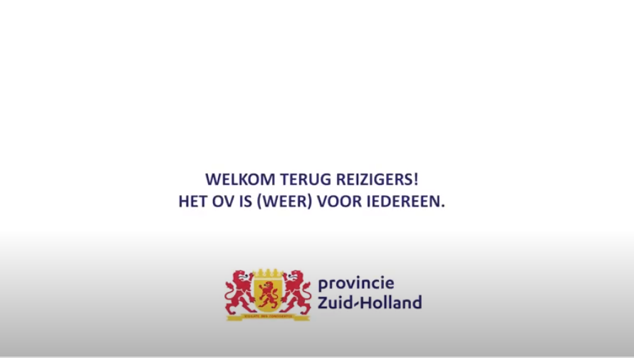 Zuid-Holland – Provincie heet OV-reizigers welkom terug