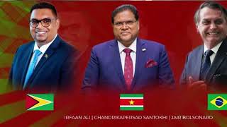 Regionieuws TV Suriname -Gemengde ontvangst Staatbezoek Bolsonaro Huisartsen boos op Ramadhin -Covid