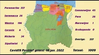 Regionieuws TV Suriname 11 jan.2021 – Macht Govenor inperken- Geen vluchten uit Trinidad- Covid19 ++