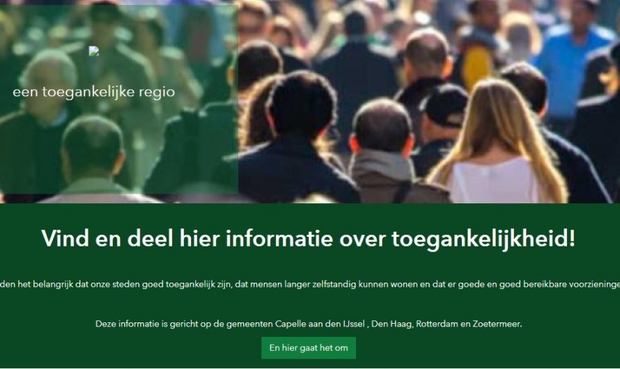 Den Haag – Website Samen op Pad: overzicht van toegankelijkheid