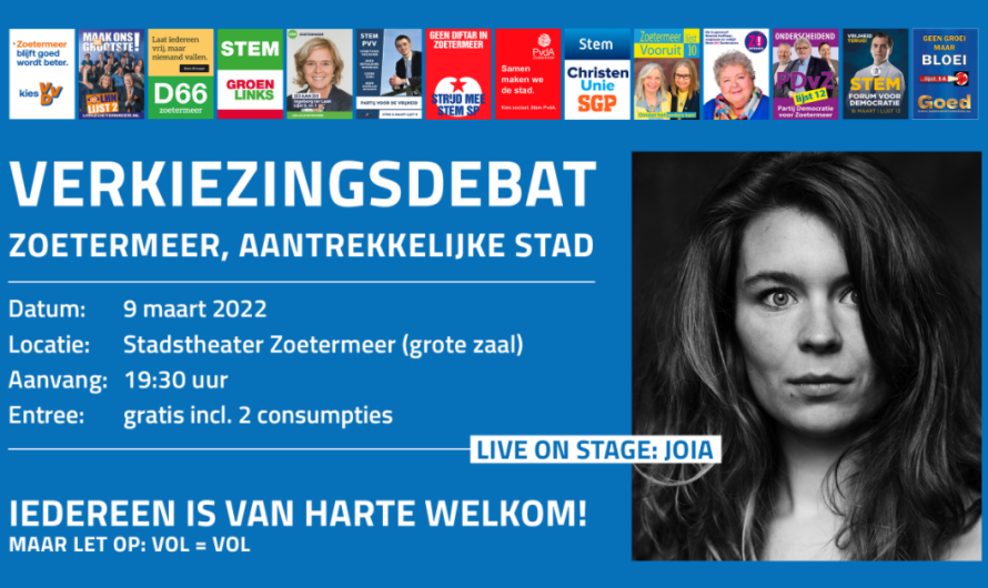 Zoetermeer – Verkiezingsdebat: Aantrekkelijke stad