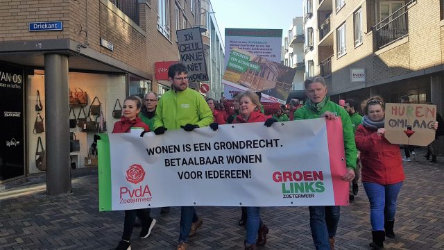 Zoetermeer – Woonprotest PvdA en GroenLinks