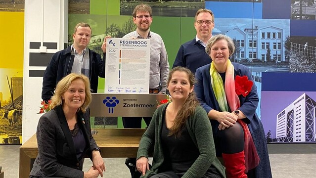 Zoetermeer – Partijen tekenen Regenboog Stembusakkoord