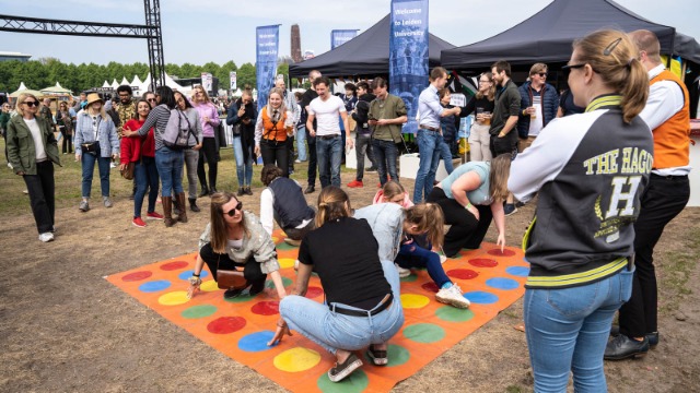 Den Haag – Student-paviljoen op bevrijdingsfestival Den Haag succesvol