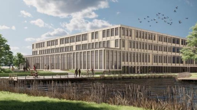 Leidschendam-Voorburg – Eerste paal nieuwbouw ROC Mondriaan in Leidschenveen