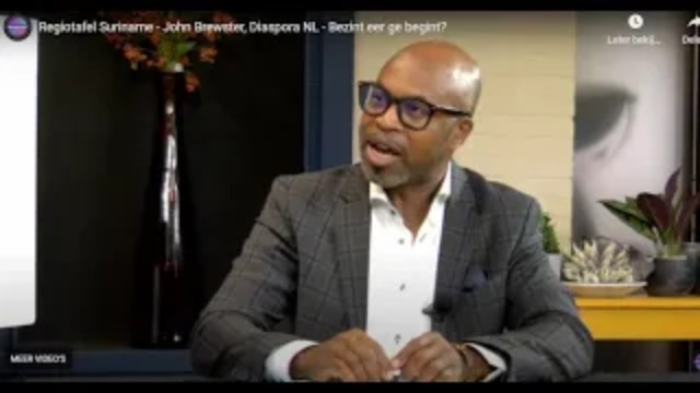 Regionieuws TV Suriname –  Kan Suriname niet zonder VHP? -Valt  Diaspora NL nieuw leven in te blazen