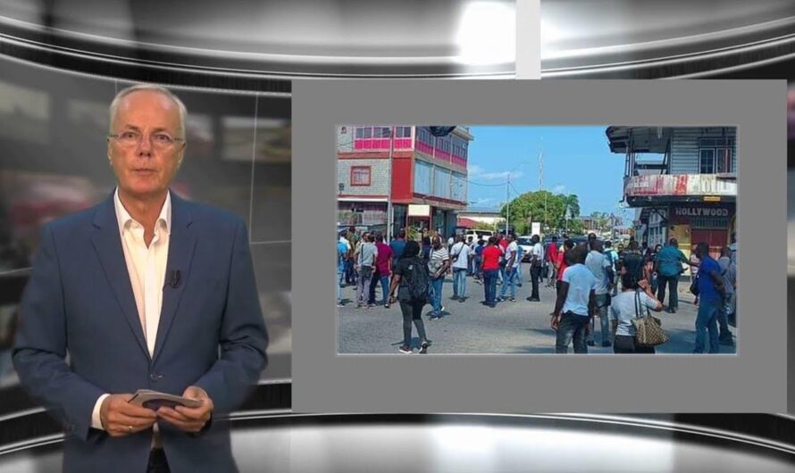 Regionieuws TV Suriname – Straatblokkade vakbond –