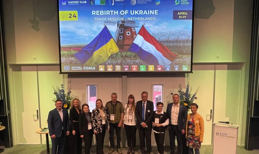 Oekraïense delegatie in Westland: Conferentie over glastuinbouw in World Horti Center