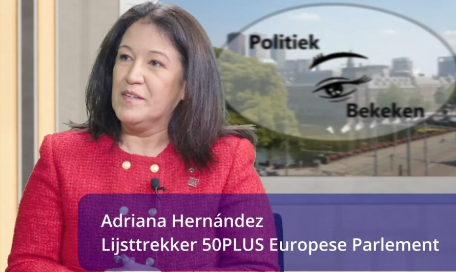 Regio TV aan Tafel -Europese Verkiezingen op 6 juni Adriana Hernández over ouderenbeleid en 50Plus