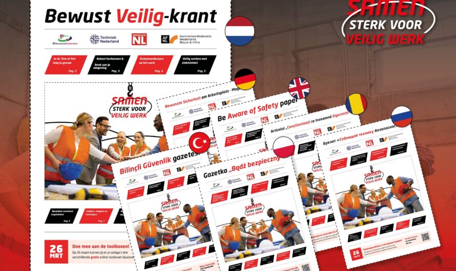 Ruim duizend bedrijven zetten zich in voor veiligheid tijdens Bewust Veilig-dag 2025