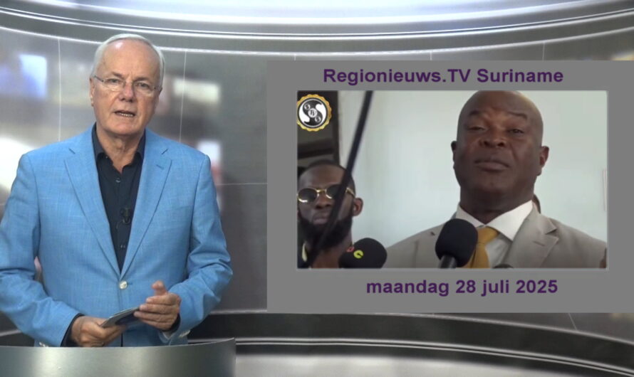 Regionieuws TV Suriname 28 Juli 2025 ► ABOP veiligheid ► Tsang naar OW ► Pokie en Moni Karta ► PCS
