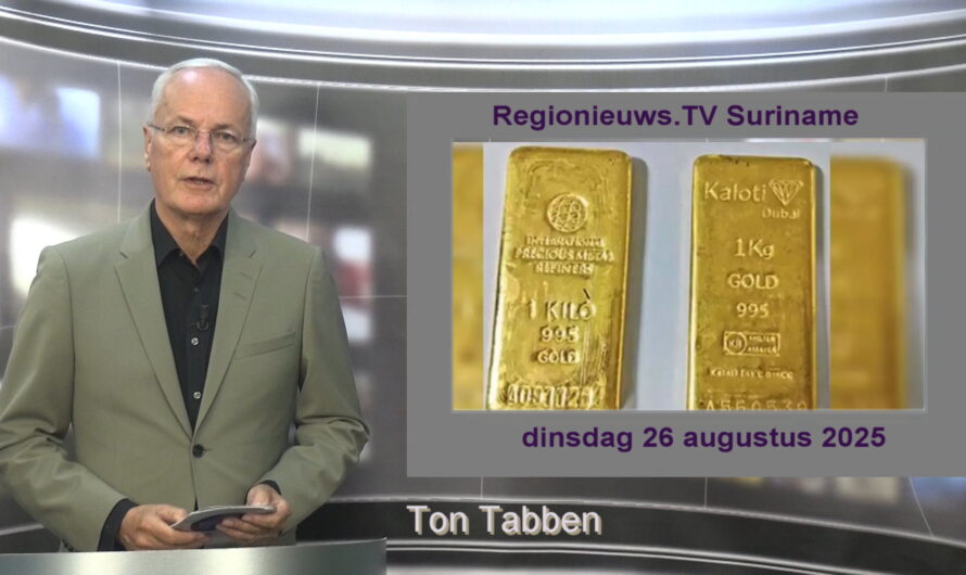 Regionieuws TV Suriname 26 augustus 2025 ►Simons: SLM zonder Politiek ►Goudsmokkel aanpakken ►OMO’s