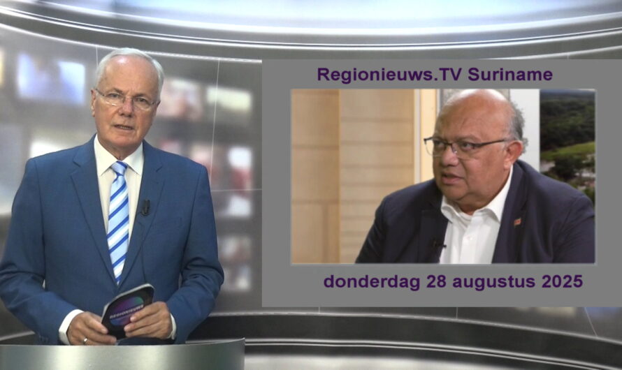 Regionieuws TV Suriname 28 augustus 2025 ► Ambassadeur Khargi weg ► Buurt-criminelen ► SLM-soap