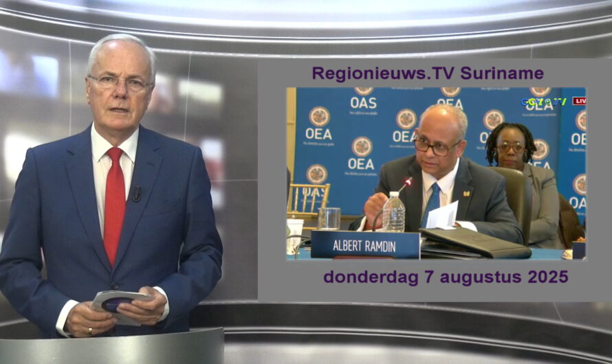 Regionieuws TV Suriname 7 augustus 2025 ►Ramdin onder vuur ►Politie crisis ►AZP/overheid geldnood ►