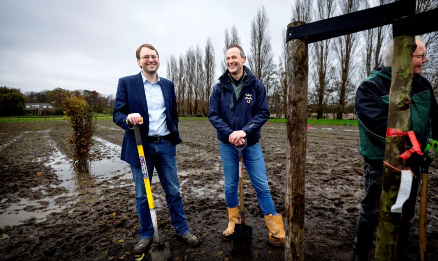 Aanleg nieuw natuurgebied Vlietweide begonnen tussen Den Haag en Leidschendam-Voorburg