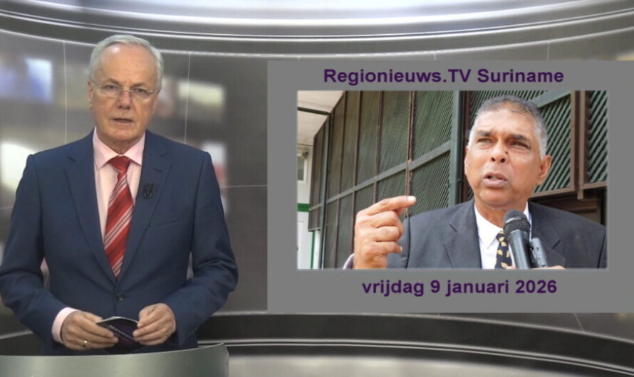 Regionieuws TV Suriname 9 januari 2026► Kritiek benoeming ► Diplomatenlijst op straat►Aasha Kanhai