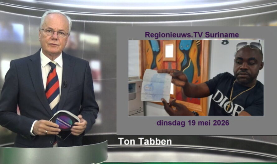 Regionieuws TV Suriname 19 mei 2026 ►SAYA: op lijst van ABOP of VHP? ►Zitstaking Moengotapoe ►Water
