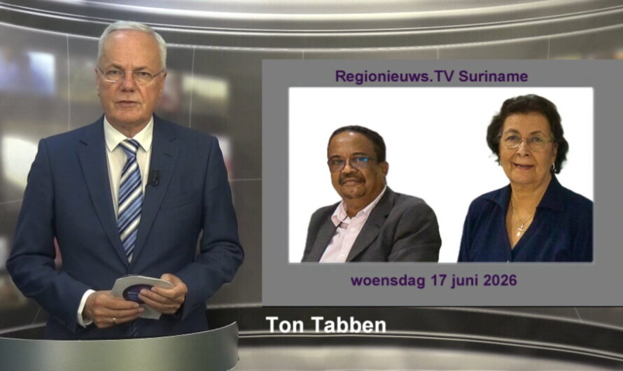 Regionieuws TV Suriname 17 juni 2026 ►Bijna SRD 2 miljard kabinet ►Gronduitgifte vliegveld Nickerie