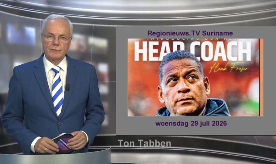 Regionieuws TV Suriname 29 juli 2026 ► Henk Fraser Bondscoach Natio ►Brillenvergoeding van de baan?