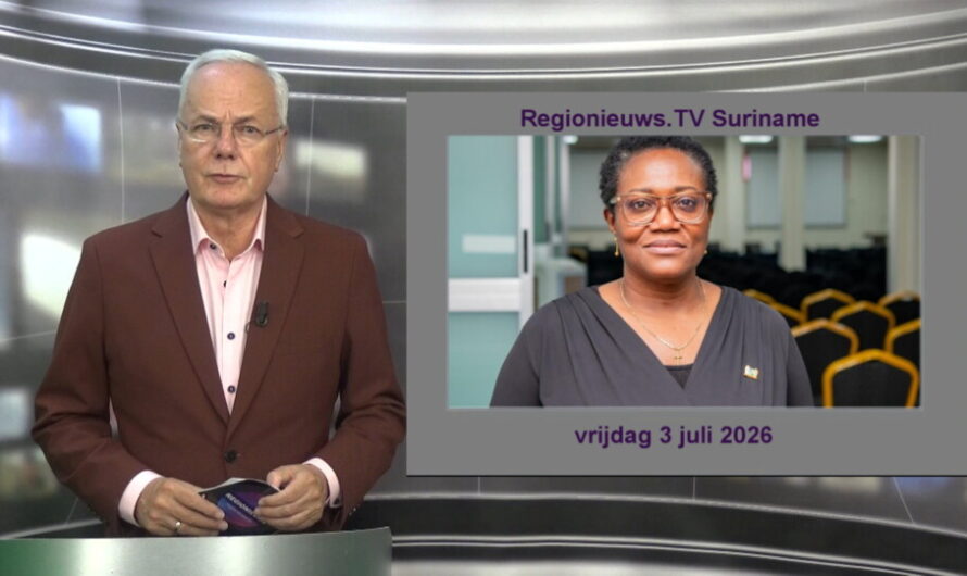 Regionieuws TV Suriname 3 juli 2026 ►13 miljard SRD tekort in 2026 ►foute gronduitgifte Coronie