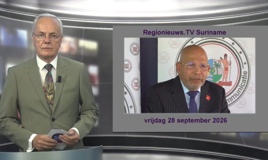 Regionieuws TV Suriname 28 sept.2026 ►€ 300.000, – tegen schoolverlaters ► BEP kiest Edwin Noordzee