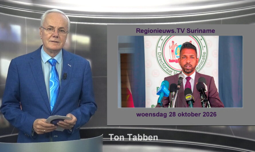 Regionieuws TV Suriname 28 okt. 2026 ►Monorath ontkent contractfraude ►Zestig mennonieten weg uit SU?