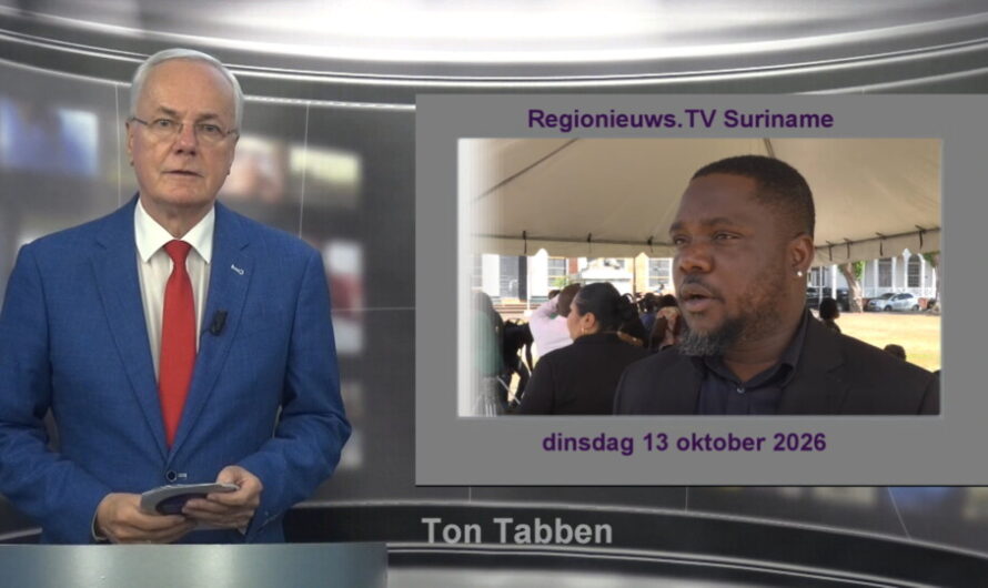 Regionieuws TV Suriname 13 okt.2026 ►Olie; kloof tussen arm en rijk ►Belastingsanering 1,2 miljard