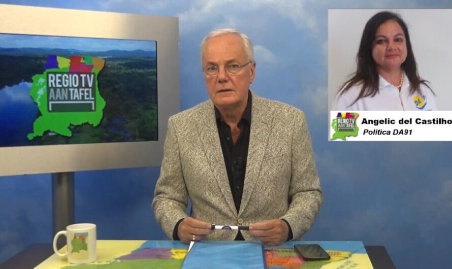 RegioTV aan Tafel Suriname – Angelic del Castilho, over jaarrede, start schooljaar en de financiën